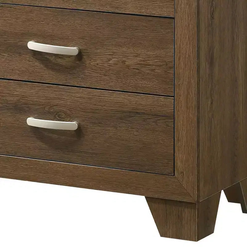 Cassettiera a 5 cassetti con finitura effetto legno – Mobile contenitore per camera da letto e soggiorno