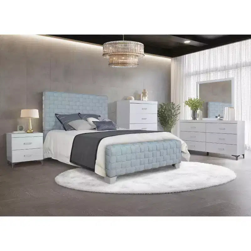 Cassettiera a 5 cassetti con finitura effetto legno – Mobile contenitore per camera da letto e soggiorno