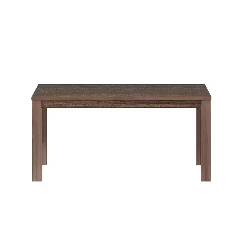 Tavolo da pranzo rettangolare da 160 cm con gambe in legno, 6 posti