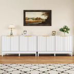 Buffet 55" con mobile contenitore – Credenza con ante e ripiani regolabili