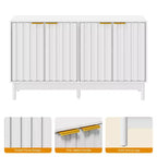 Buffet 55" con mobile contenitore – Credenza con ante e ripiani regolabili