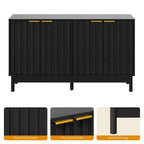 Buffet 55" con mobile contenitore – Credenza con ante e ripiani regolabili