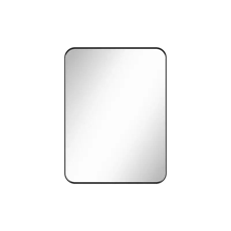 Specchio da parete rettangolare arrotondato 24x32 pollici con cornice in alluminio