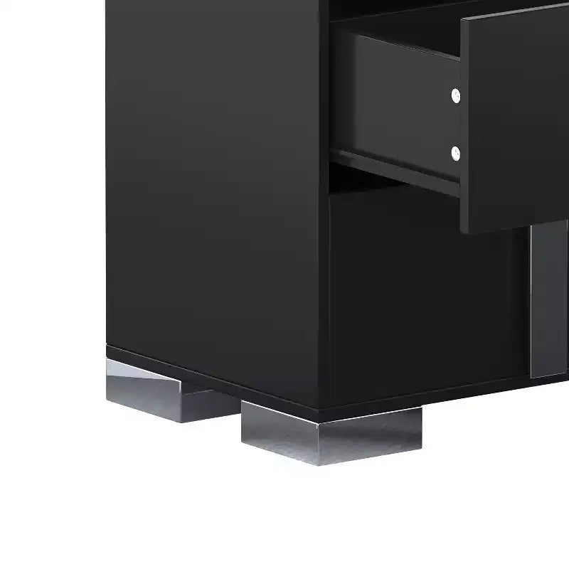 Cassettiera a 6 cassetti con maniglie e gambe a specchio, Comò in legno per camera da letto