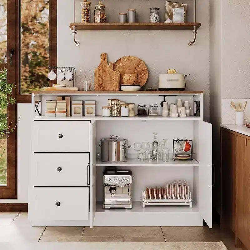 Madia Credenza da 47,2" con Vano Contenitore