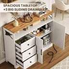 Madia Credenza da 47,2" con Vano Contenitore