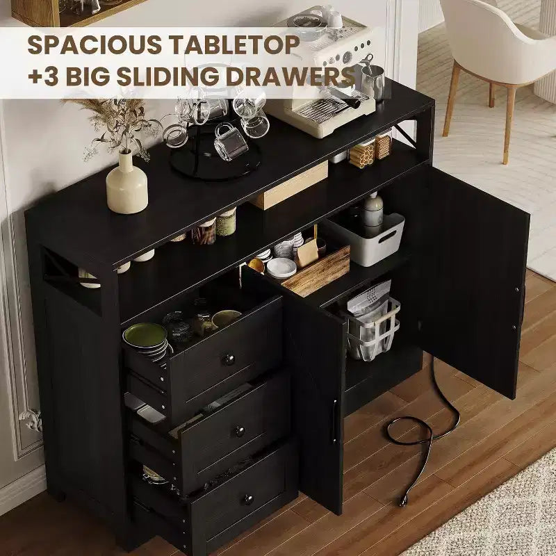 Madia Credenza da 47,2" con Vano Contenitore