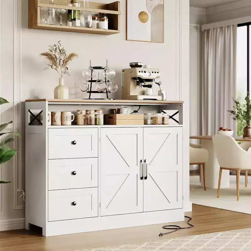 Madia Credenza da 47,2" con Vano Contenitore