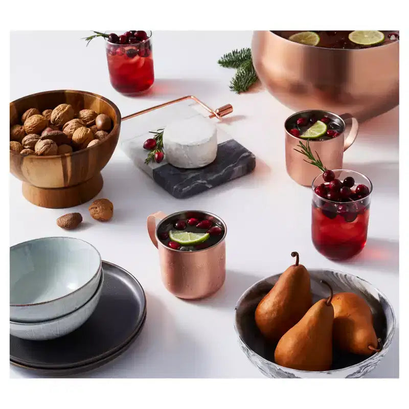 Tavolo da pranzo 72" in stile moderno di metà secolo bianco/marrone (montaggio richiesto)