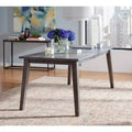 Tavolo da pranzo Mid-Century Modern grigio – 6 posti, 168 cm di lunghezza