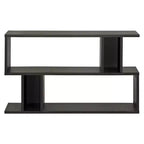 Libreria moderna a 2 livelli da 27,5" marrone scuro