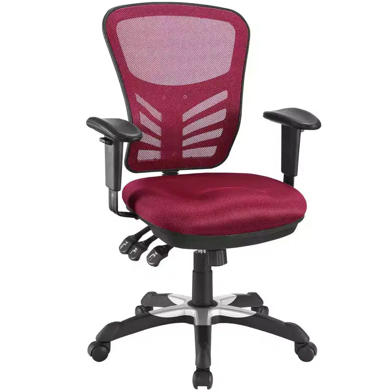 Sedia da ufficio in rete regolabile con supporto lombare