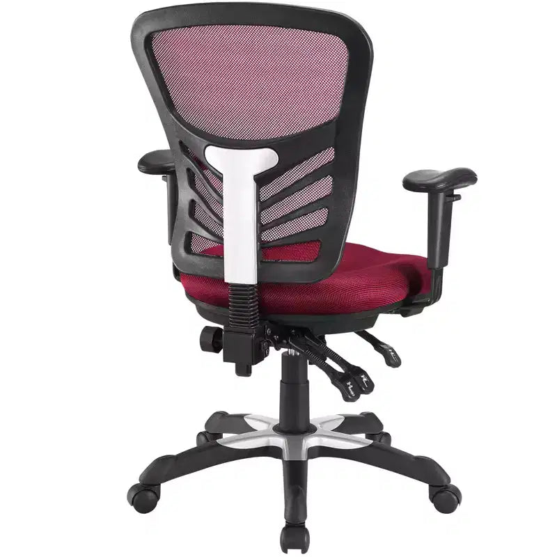 Sedia da ufficio in rete regolabile con supporto lombare