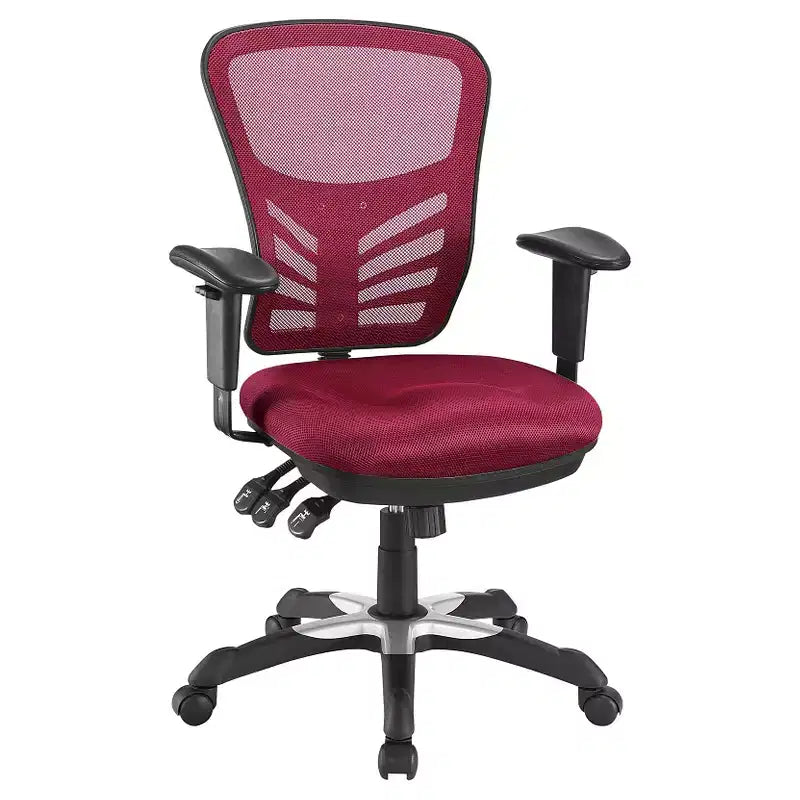 Sedia da ufficio in rete regolabile con supporto lombare