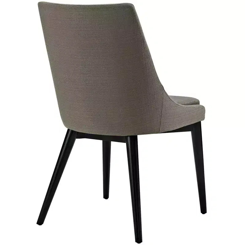 Sedia da pranzo con rivestimento in tessuto