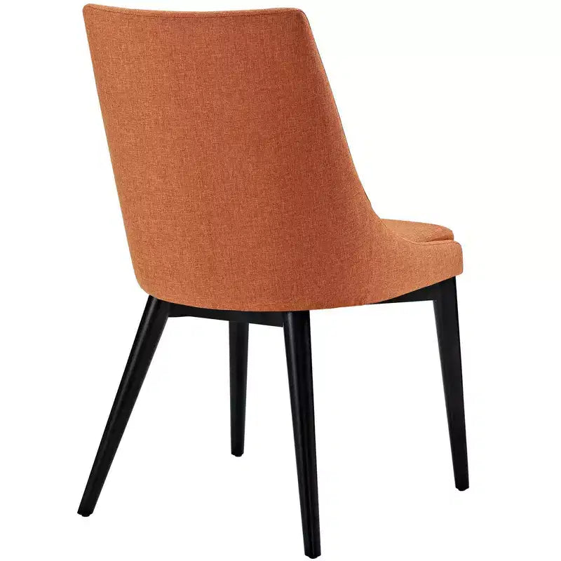 Sedia da pranzo con rivestimento in tessuto