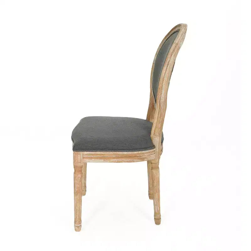 Set di 2 sedie da pranzo stile rustico